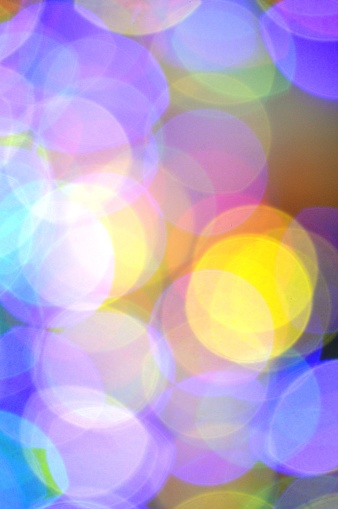 Abstract rainbow bokeh background