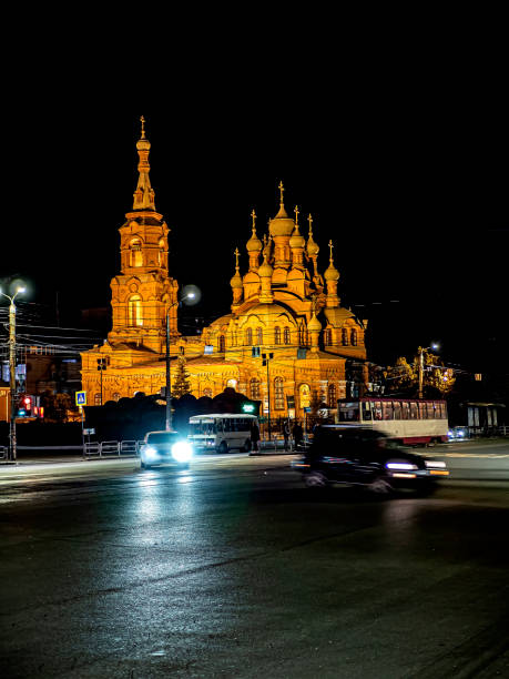 istock Holy Trinity Church on an autumn evening 1356181463