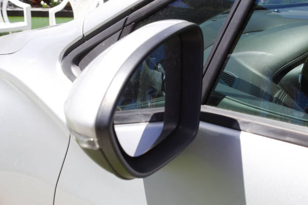 istock Rear view mirror of a modern car 1356192245