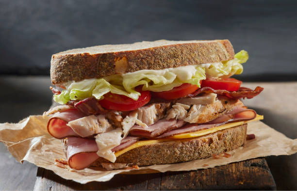 istock Roast Chicken BLT on Whole Wheat Sourdough 1356201519