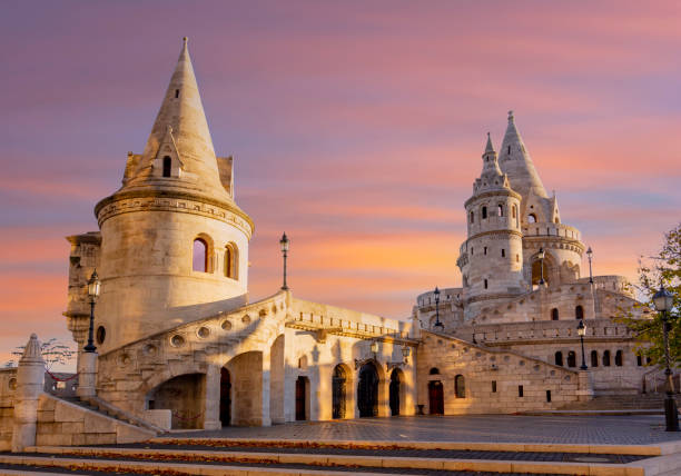 istock Fisherman Bastion at sunrise, Budapest, Hungary 1356208774