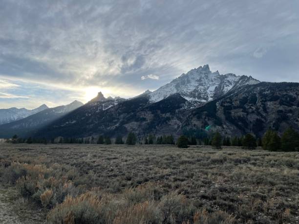 istock Teton Rang Sunset, Wyoming 1356214215