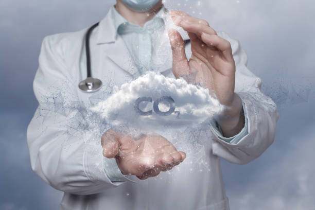 istock A scientist with a gesture protects against the spread of CO2 . 1356214534
