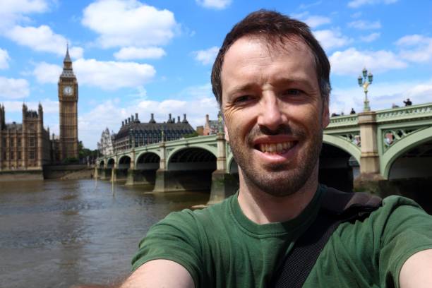 istock London tourist selfie 1356217174
