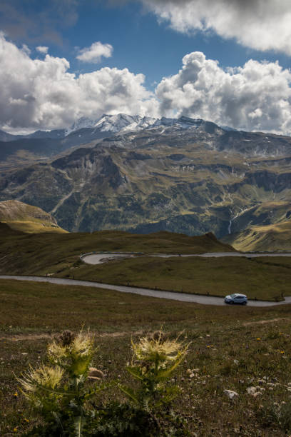 istock Mountain road in Alps 1356226044