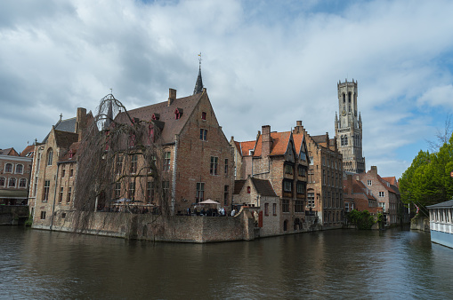 The beautiful medieval town of Bruges, Rozenhoedkaai