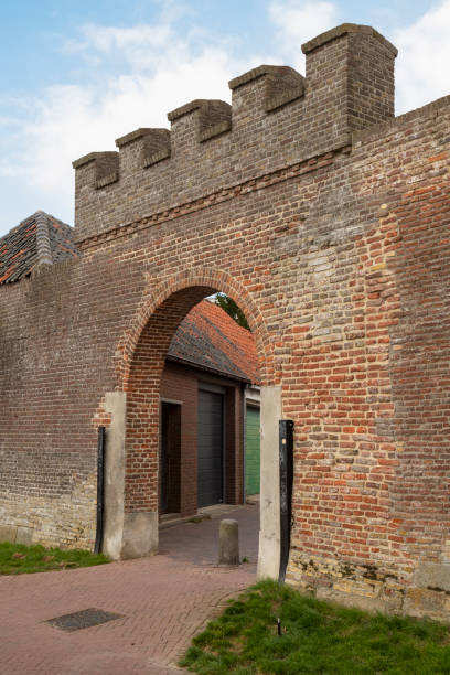 istock City wall and gate of Harderwijk. 1356242373