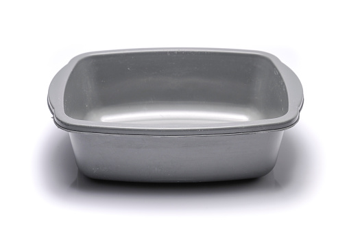 Empty Gray Color Plastic Container Sink Case