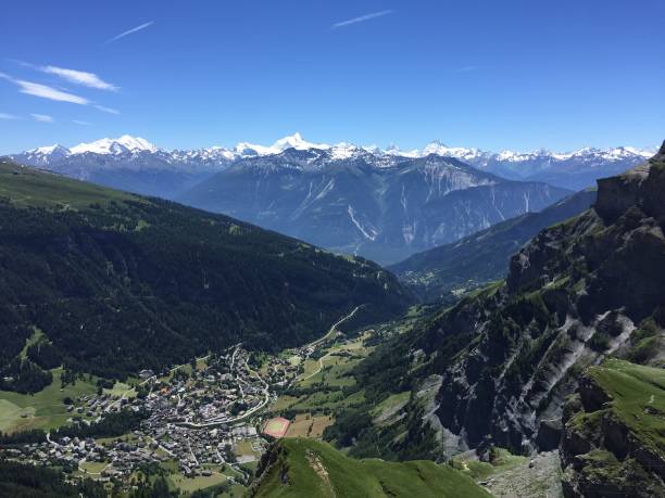istock Village within Swiss alps 1356245194