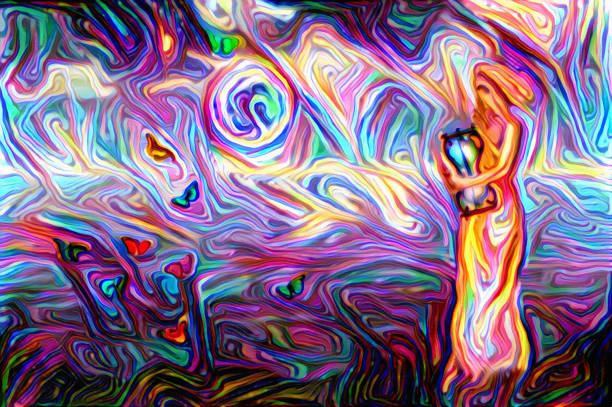 istock Abstract art. Digital painting 1356255887