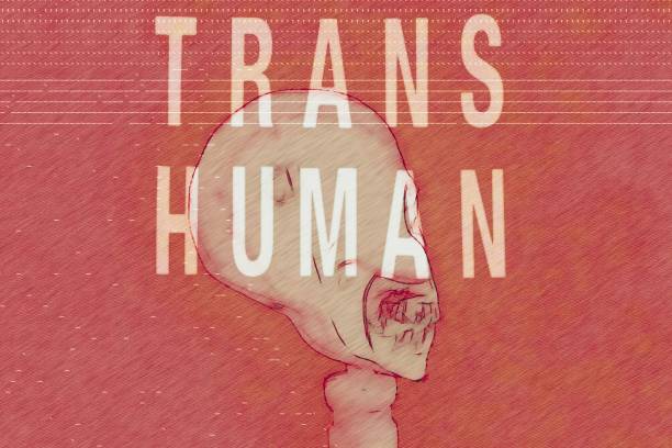 istock Watercolor Illustration of a Trans Human Concept 1356256053