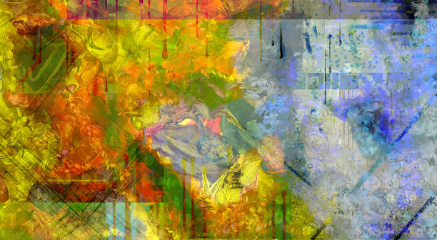 istock Abstract Colorfu Painting 1356261074