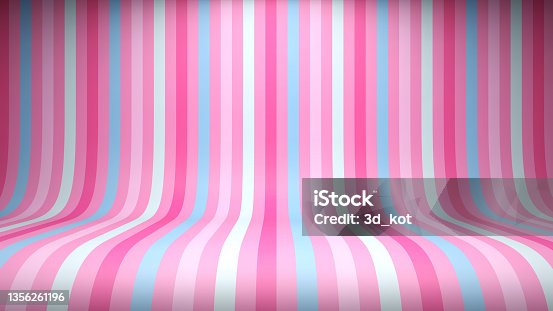 istock Striped studio backdrop in pink tones 1356261196