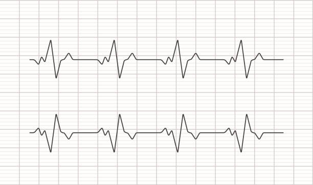 Heartbeat ecg electrocardiogram vector graph wave line. Ekg cardio heart beat cardiology frequency monitor Heartbeat ecg electrocardiogram vector graph wave line. Ekg cardio heart beat cardiology frequency monitor. heartbeat line stock illustrations