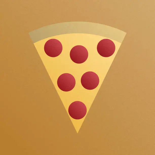 Vector illustration of Pizza Slice