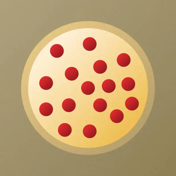 Vector illustration of Pizza