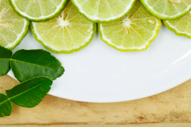 istock Top view of sliced bergamot 1356278826