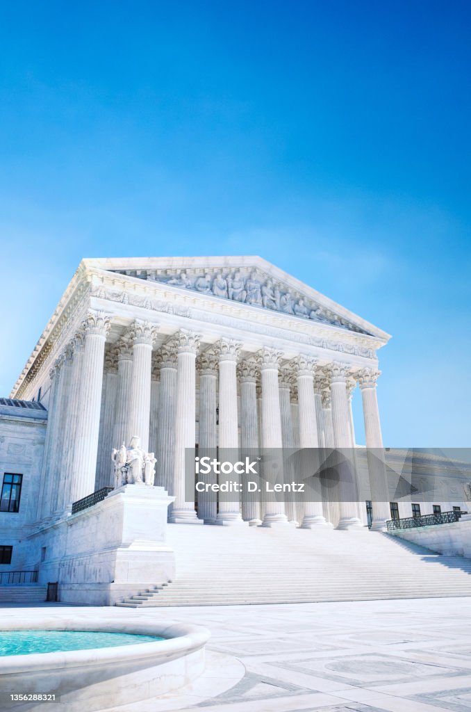 Supreme Court in Washington DC United States Supreme Court Civil Rights Act of 1964 Stock Photo