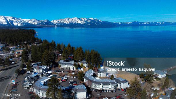 South Lake Tahoe March 2021 Stock Photo - Download Image Now - South Lake Tahoe, Winter, Town