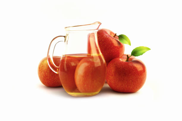 istock Apple juice and fresh apples 1356294337