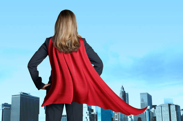istock Businesswoman Superhero 1356295375