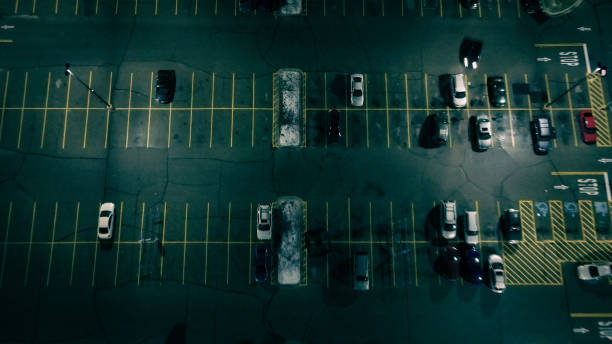 istock Parking lot night shots 1356301465