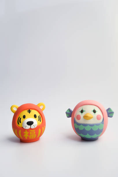 istock Tiger Daruma for New Year's cards 1356308055