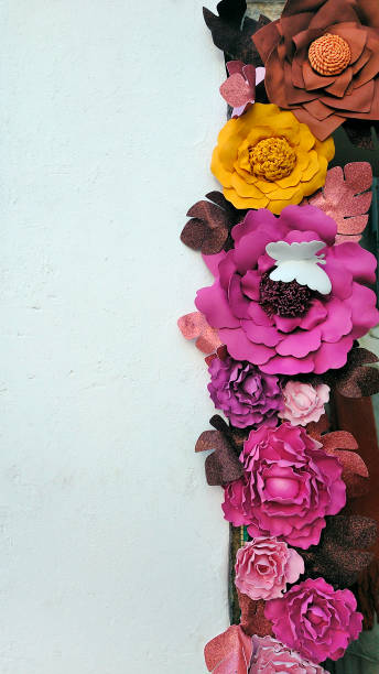 Town street flower decorations.