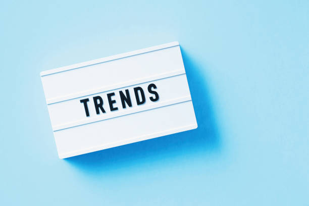 istock Trends Reads On White Lightbox Sitting Over Blue Background 1356321648