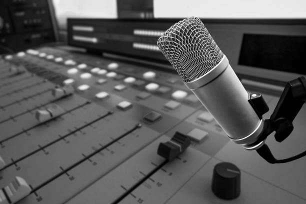 istock Professional microphone and sound mixer 1356324002