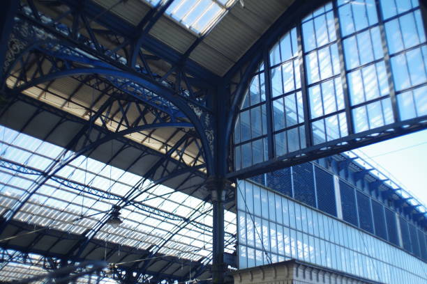 istock Victorian Railway Station in sunlight 1356324141