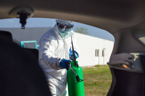 istock Protective suit spraying surfaces during coronavirus COVID-19 pandemic 1356339039
