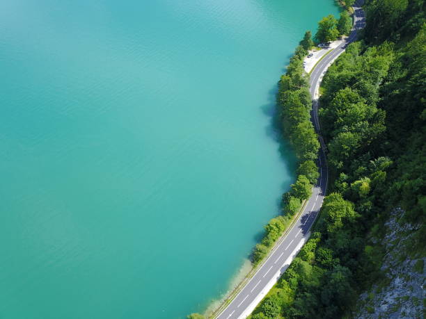 istock Drone view on lake Attersee in Upper Austria Austria 1356339174