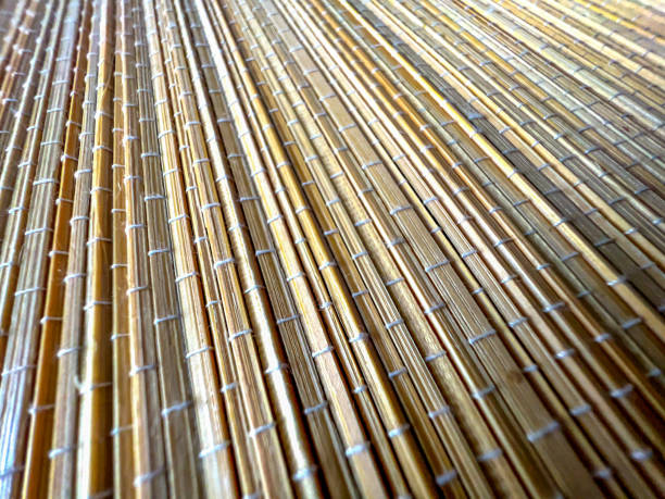 istock Braided light wood underlay as texture or background. 1356342097