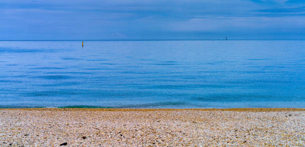 Porto Sant Elpidio, Fermo province, Marche, Italy: the beach at springtime (June)