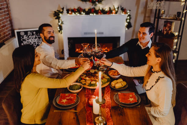 istock New year dinner at home with friends 1356346600