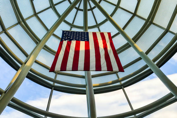 Flag of the United States stock photo