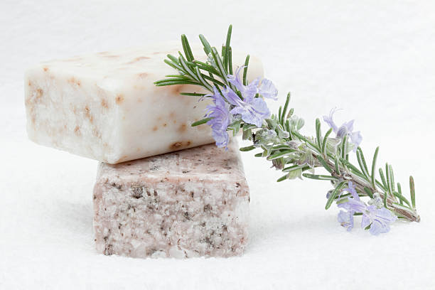istock two soap bars and rosemary branch 135634972