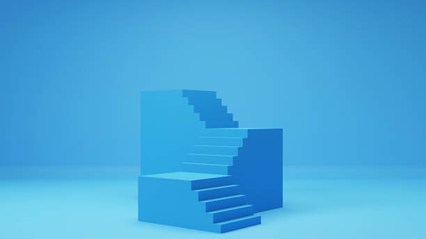 Long ladder stairs to success,  business winning Long ladder stairs to success,  business winning winners podium photos stock pictures, royalty-free photos & images