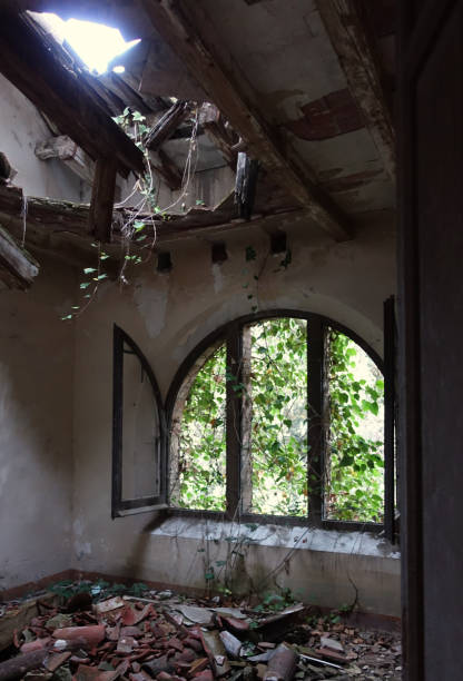 istock former abandoned textile colony in Catalonia 1356368904