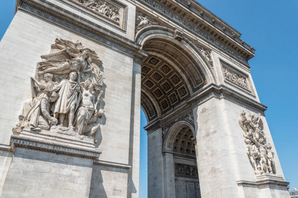 istock Iconic Arc de Triomphe in Summer in Paris 1356368963