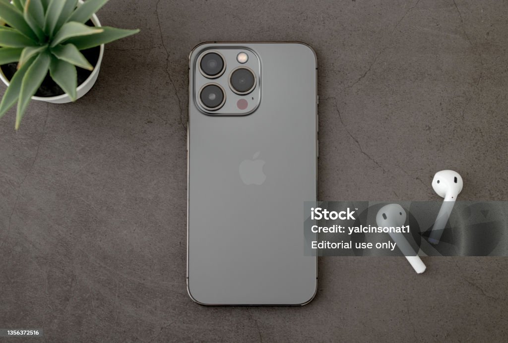 Iphone13 Pro Rear Newly Released Iphone 13 Pro With Back Angle Stock Photo - Download ...