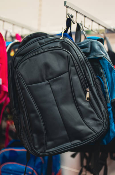 istock School bags for school in the store. 1356373805