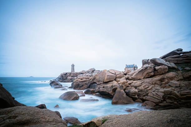 istock Ploumanac'h lighthouse on the french coast 1356374603