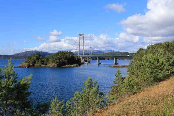 istock Bridge in Norway - Stordabrua 1356376022