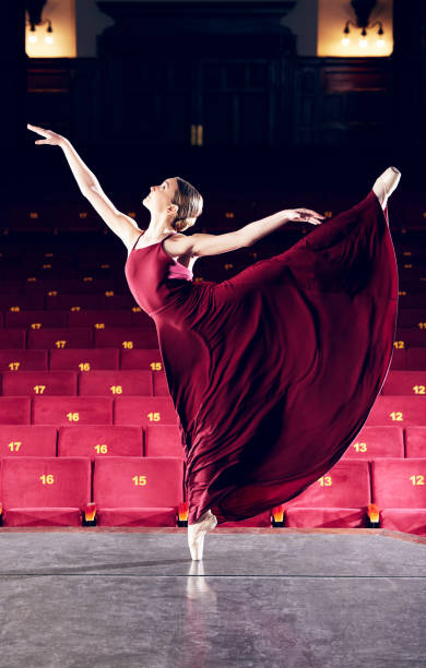 istock Shot of a ballerina performing her routine 1356379731