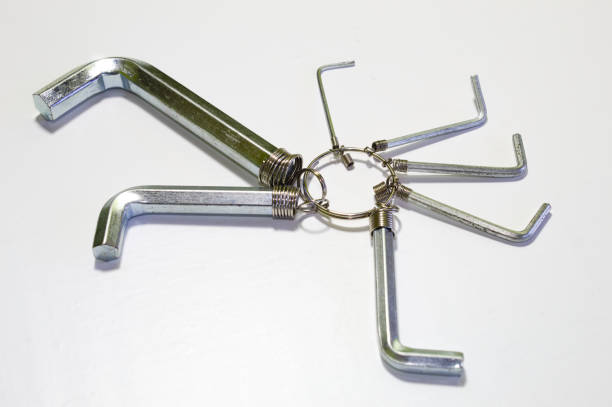 istock Allen key with white background 1356388107