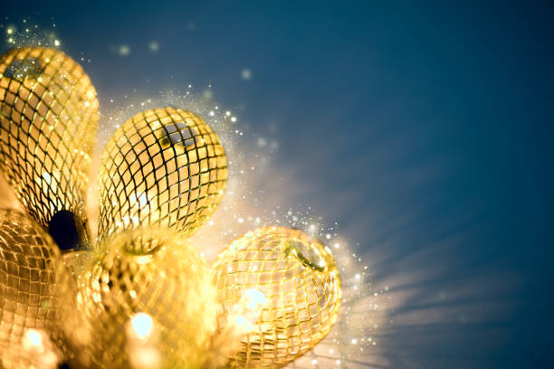 istock Holiday light  and sparkle background - lit garland lights and sparkle create a magical mood. Festive background 1356394952