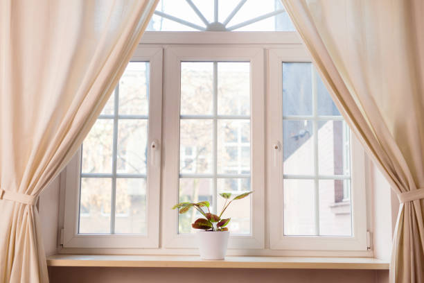 istock Closeup of a domestic window 1356399653