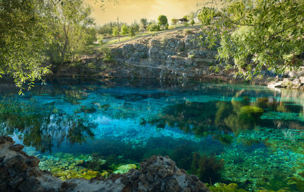 istock Gokpinar Lake at morning. 1356404044